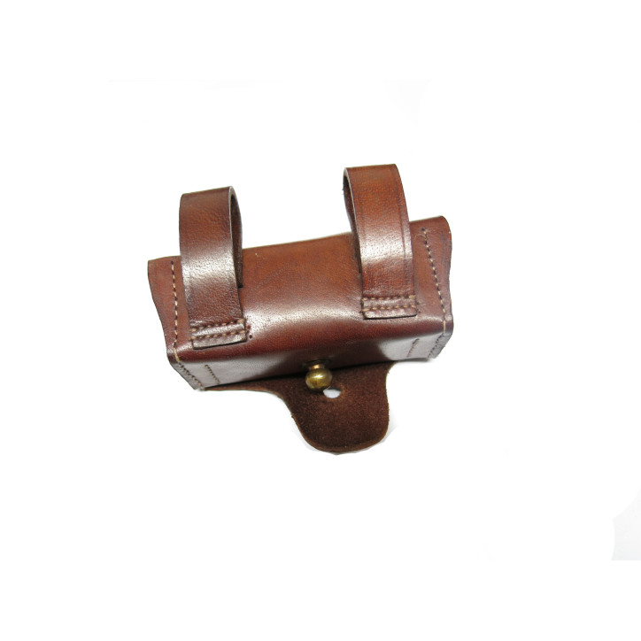 Porte cartouche Mauser cuir pour  C96 7.63 ou 9 para 