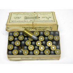 Boite cartouches 38 Smith et Wesson SFM poudre noire categorie B