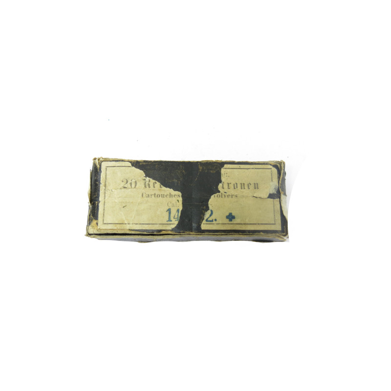 Boite de 20 cartouches 7.5 revolver Suisse 1882 /29 ref 80  Catégorie B