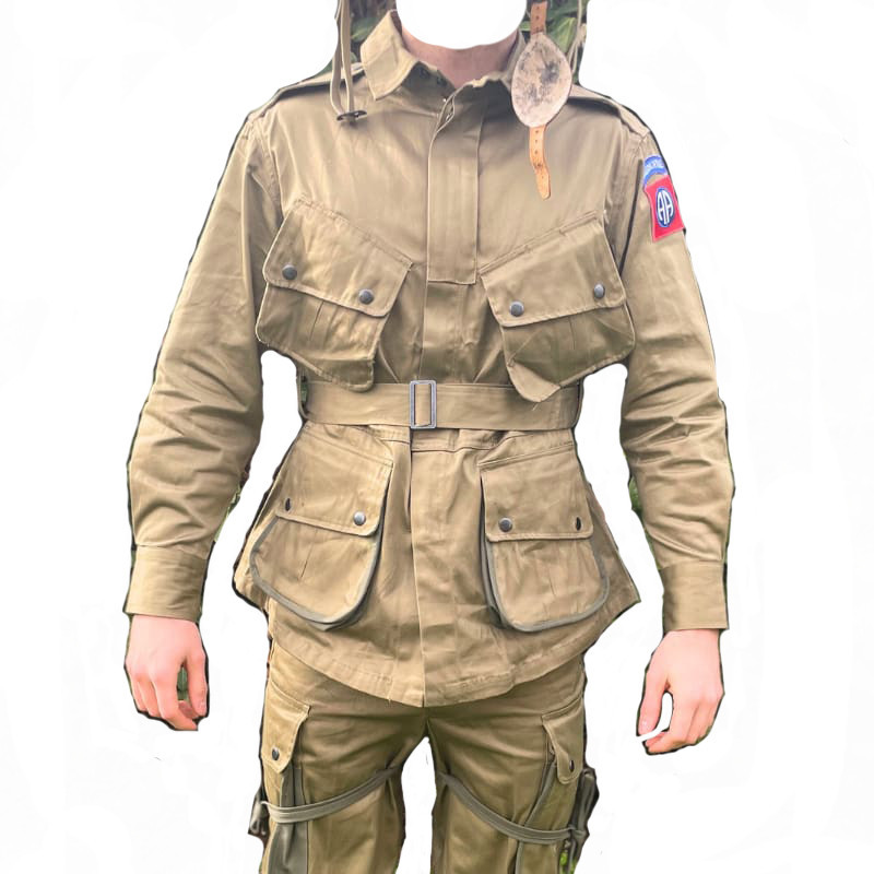 Veste + pantalon parachutiste US 39/45 D-Day