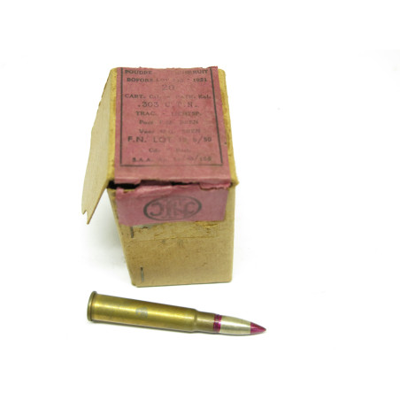 Boite cartouches 303 British tracante FN ref 123 categorie C