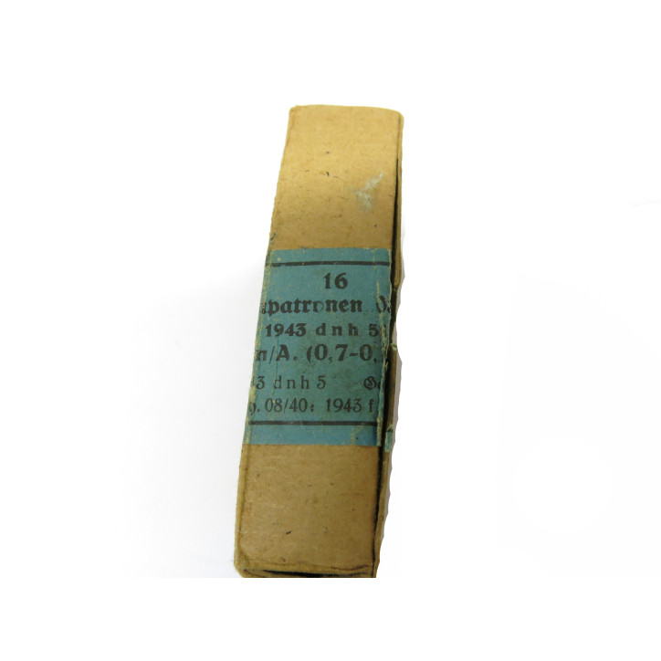 Boite de 16 cartouches 9 para Luger 1943 dnh 25 catégorie B ref 25