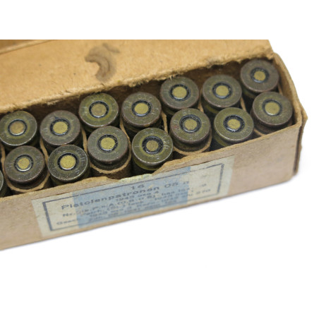 Boite de 16 cartouches 9 para Luger 1943 oxo  categorie B ref  24