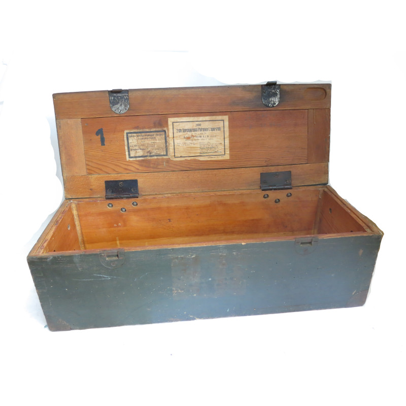  Caisse en bois pour 100 obus 20 mm Flack 1943  ref 25
