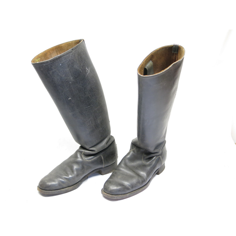 Paire de bottes cuir originales Allemandes  WH ref  899