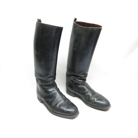 Paire de bottes cuir originales Allemandes  WH ref  211