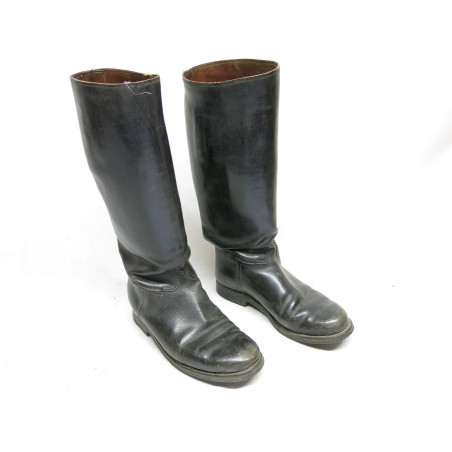 Paire de bottes cuir originales Allemandes  WH ref  222