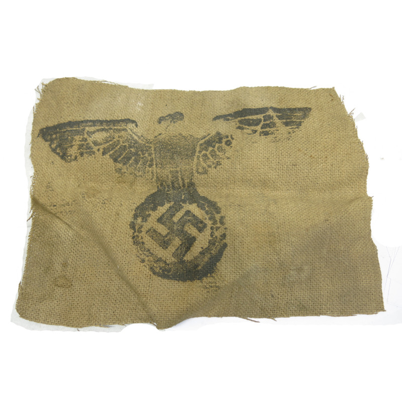 Tissu avec aigle provenance Normandie ref 47 