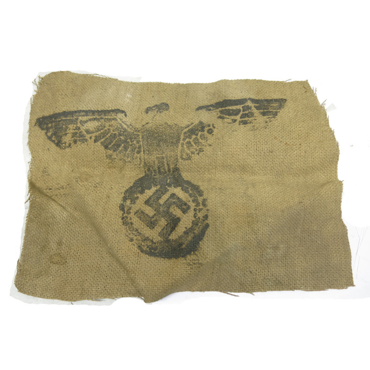 Tissu avec aigle provenance Normandie ref 47 