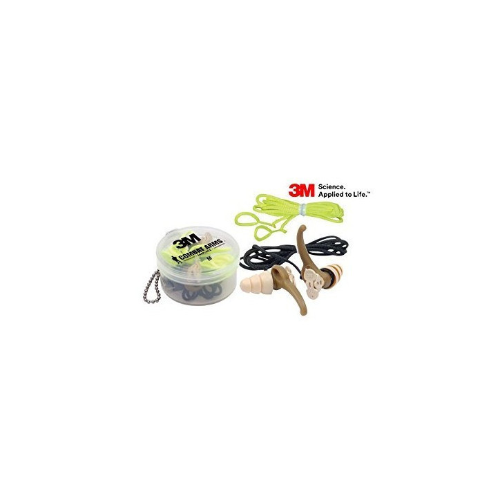 Bouchon anti-bruit 3M  Bouchons COMBAT ARMS 4.1 / Taille M / bouchon d'oreille ref 28 