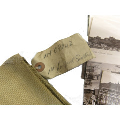 Porte carte Anglais 1944 avec souvenirs ref 753