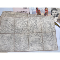 Porte carte Anglais 1944 avec souvenirs ref 753