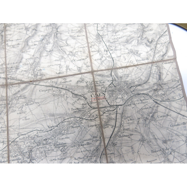 Porte carte Anglais 1944 avec souvenirs ref 753