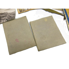 Porte carte Anglais 1944 avec souvenirs ref 753