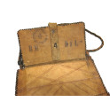 Porte carte cuir 1942 du Bataillon de Marche 4  DFL  Tchad  ref 423  