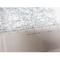 Porte carte cuir officier Français avec 2 cartes ref 900