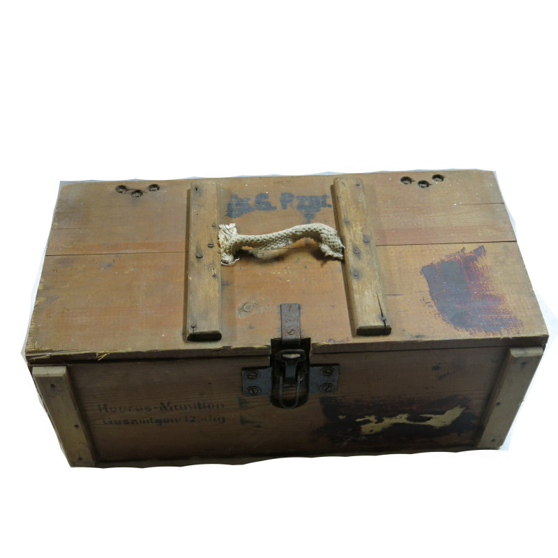  Caisse en bois pour 30 grenades à fusil anti personnelles G-Sprgr - Allemagne  ref 1030