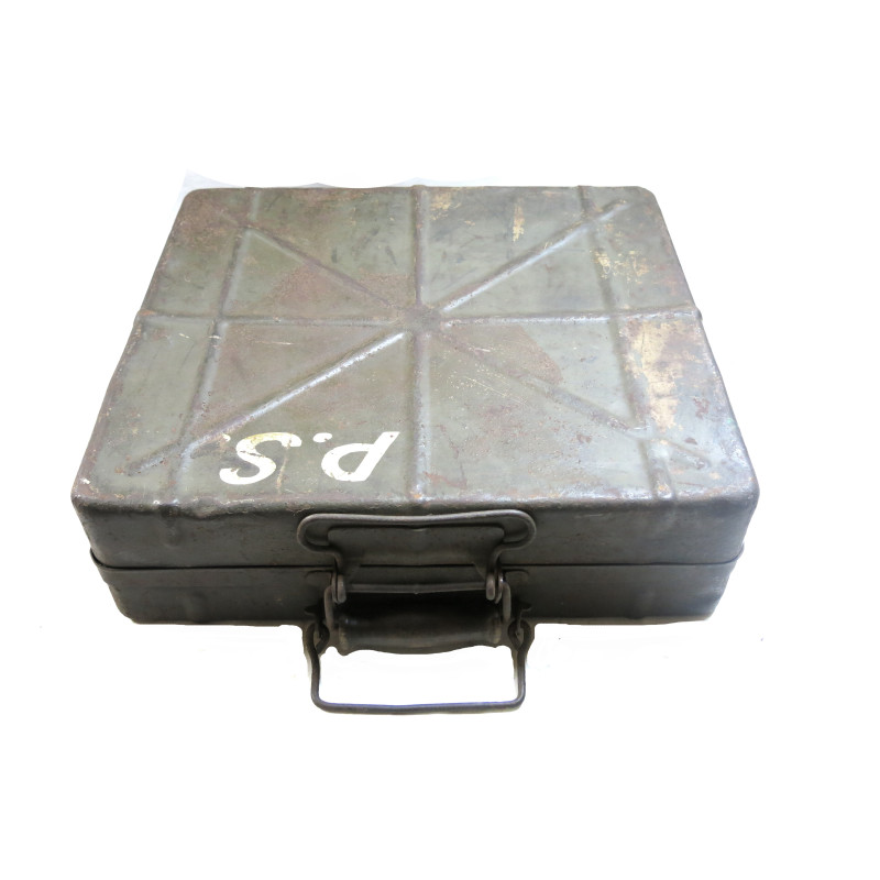 Caisse métal Allemande pour obus de mortier ref 1060