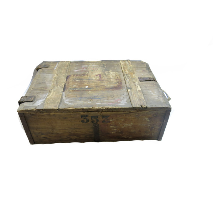 Caisse en bois pour 1500 cartouches Mauser de Sniper Anschuss ref 1100