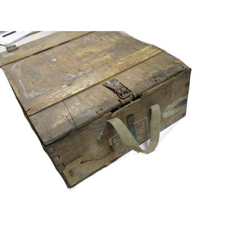 Caisse en bois pour 1500 cartouches Mauser de Sniper Anschuss ref 1100