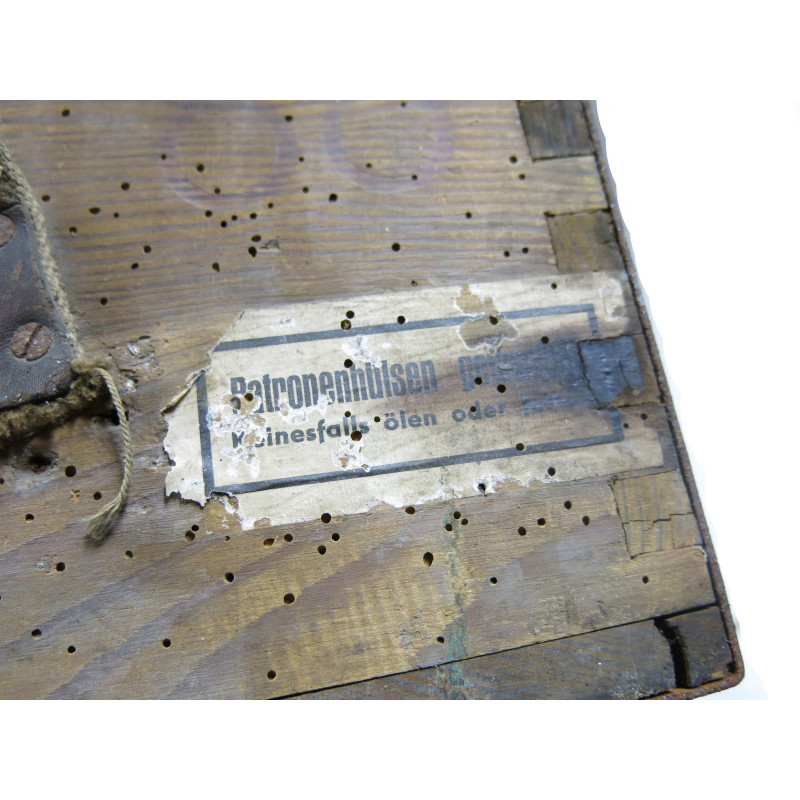 Caisse en bois pour 1500 cartouches Mauser de Sniper Anschuss ref 1100