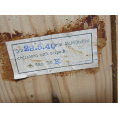 Caisse en bois pour 1500 cartouches Mauser  Ref 1150