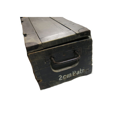  Caisse en bois pour 100 obus 20 mm Flack 1943  ref  1190