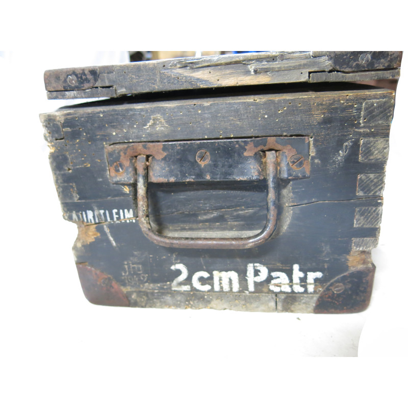  Caisse en bois pour 100 obus 20 mm Flack 1943  ref  1190