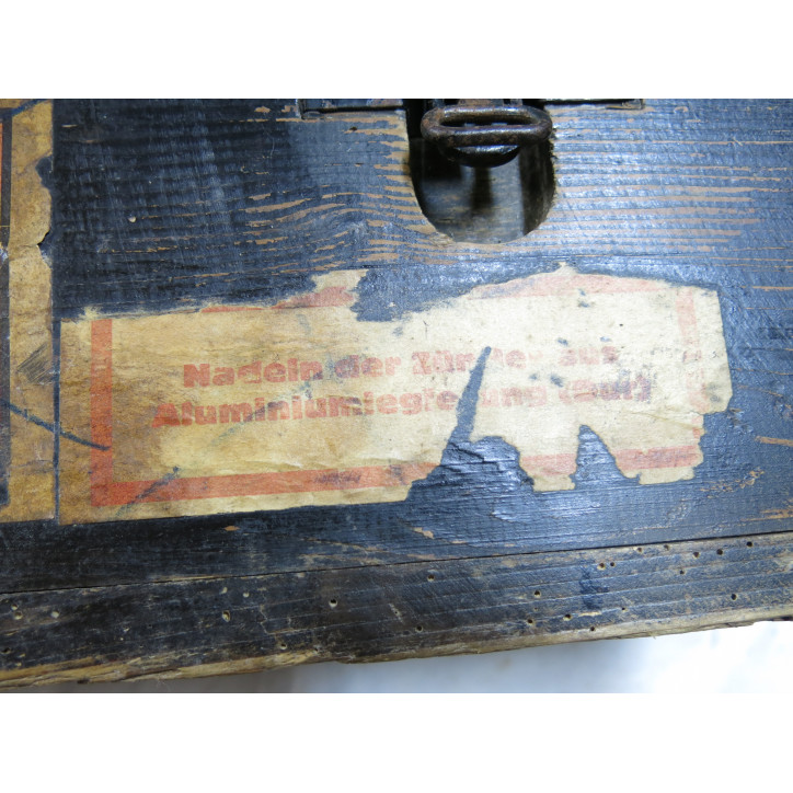  Caisse en bois pour 100 obus 20 mm Flack 1943  ref  1190