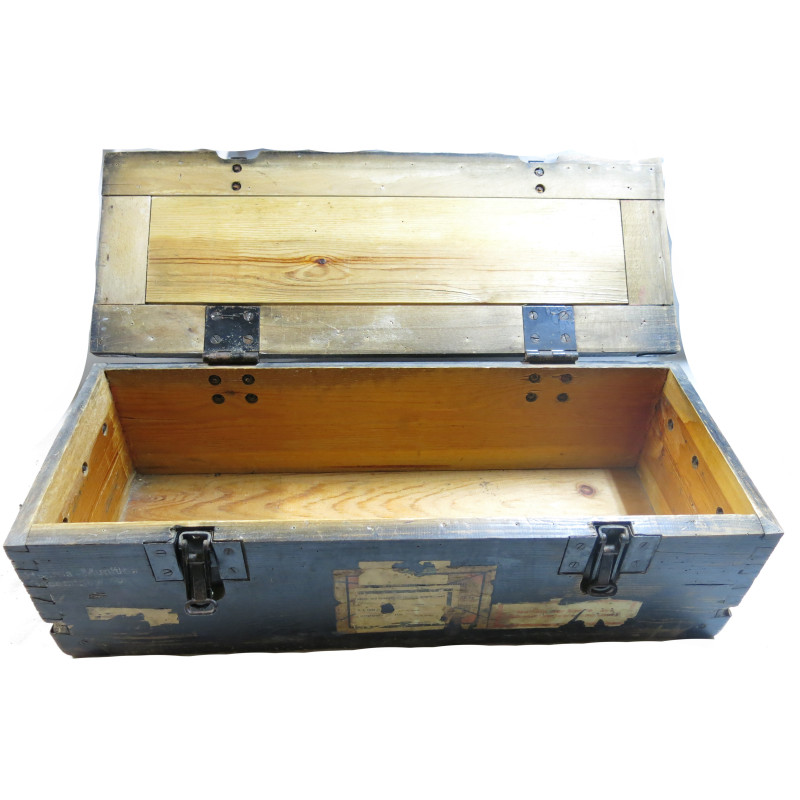  Caisse en bois pour 100 obus 20 mm Flack 1943  ref  1190
