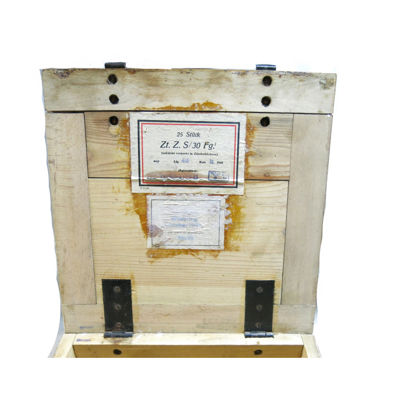  Caisse en bois pour 25 allumeurs Zt Z S 30  ref 1191 