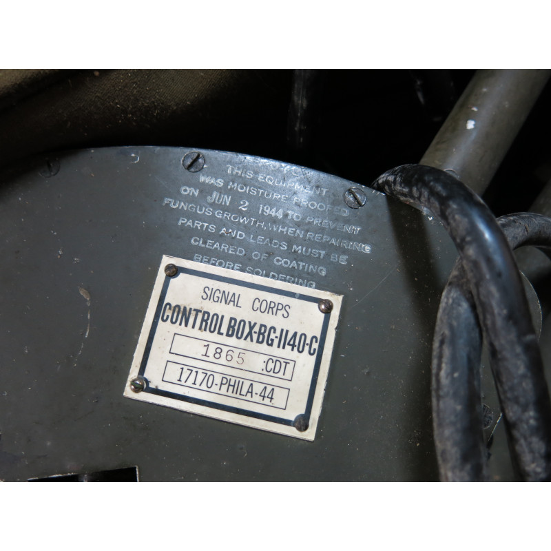 Detecteur de mine SCR 625  US 1944 dans sa boite ref