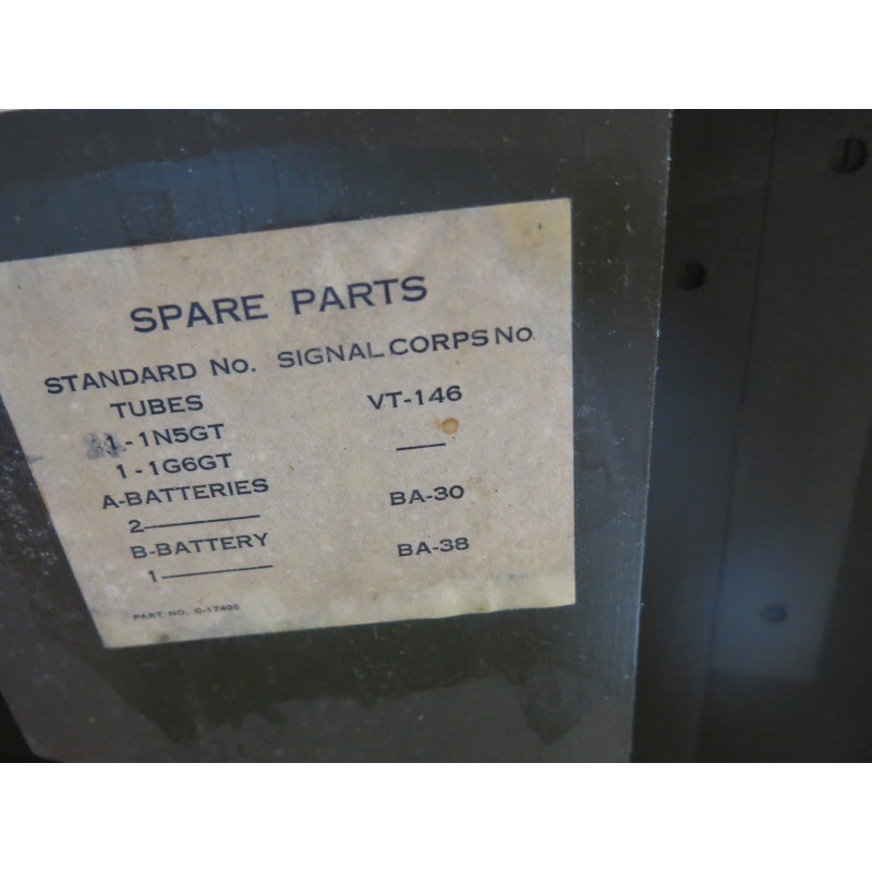 Detecteur de mine SCR 625  US 1944 dans sa boite ref