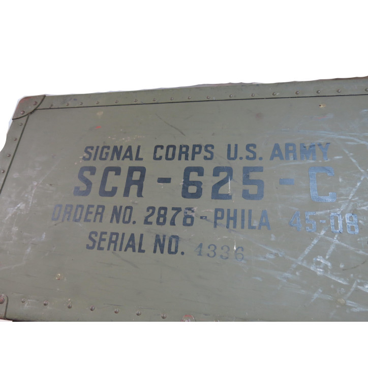 Boite vide de detecteur de mine SCR 625  US 1944 ref 945 