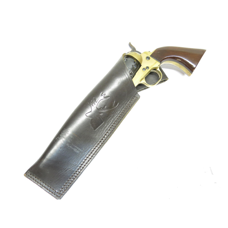 Etui cuir pour revolver poudre noire ref 23