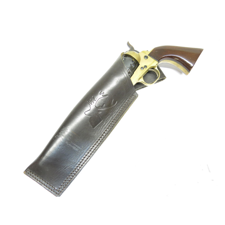 Etui cuir pour revolver poudre noire ref 23
