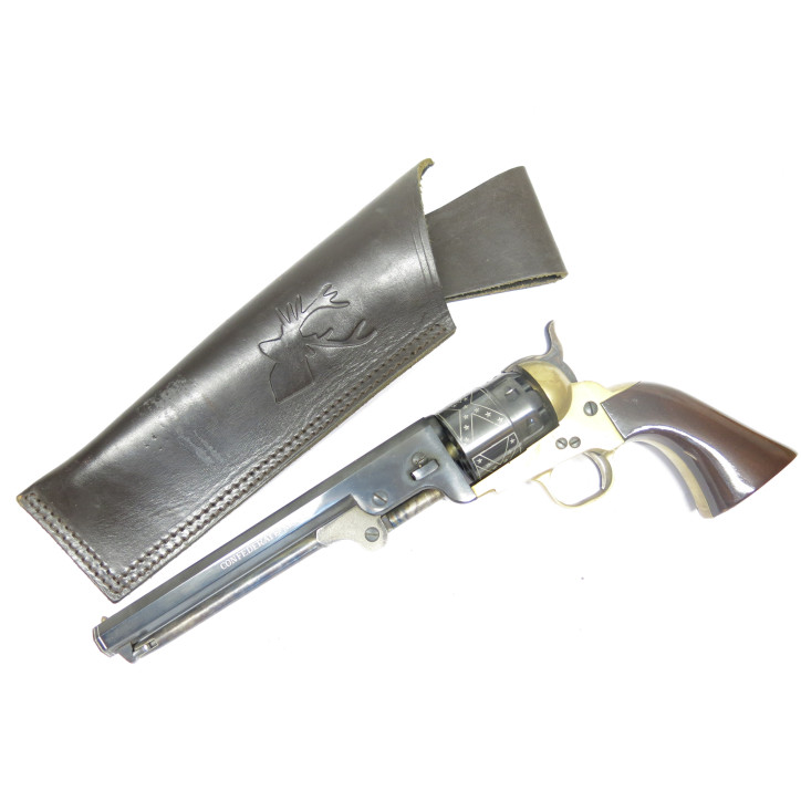 Etui cuir pour revolver poudre noire ref 23