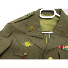 Coat wool serge OD 1943 Veste US ref 489