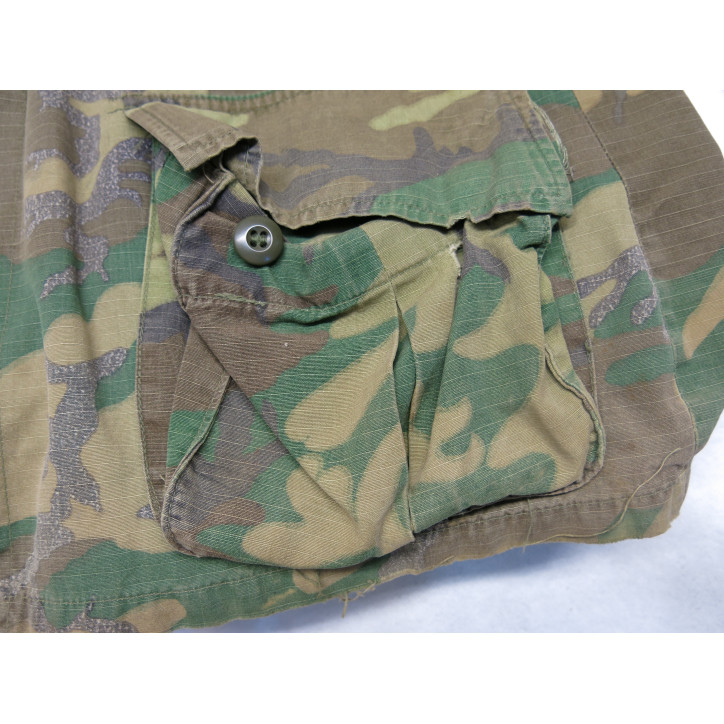 Veste originale tropical camouflé originale Rip stop 1969  US Vietnam Ref 1047