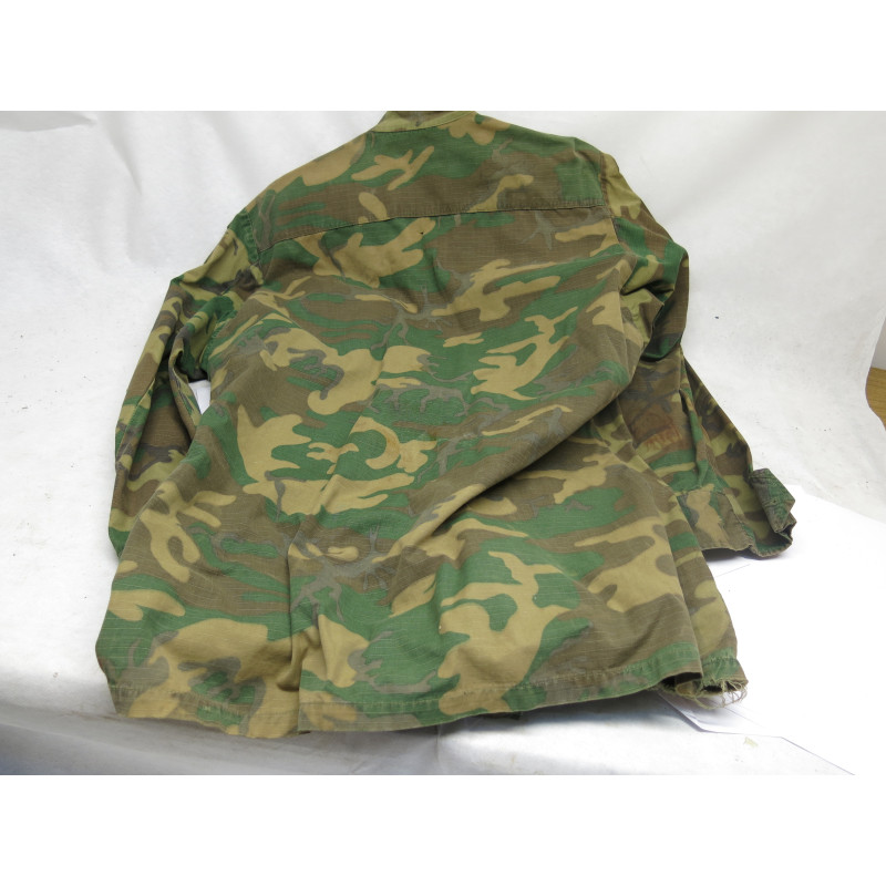 Veste originale tropical camouflé originale Rip stop 1969  US Vietnam Ref 1047