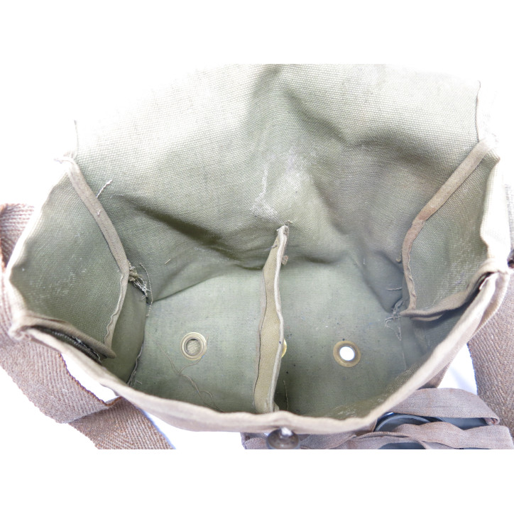 Masque a gaz Francais 1940 avec pochette  toile ref 120 