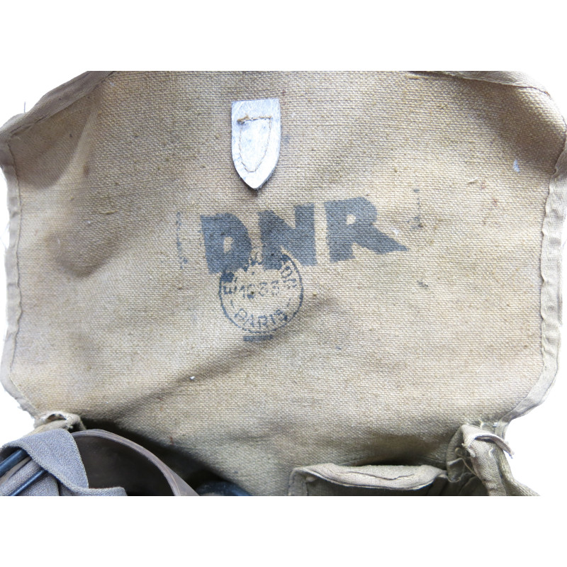 Masque a gaz Francais 1940 avec pochette  toile ref 180 