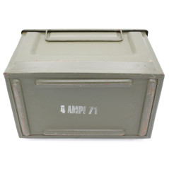 Caisse à Munitions Grand format pour 10 Bandes de 50 cart. 7.62 N ou autres