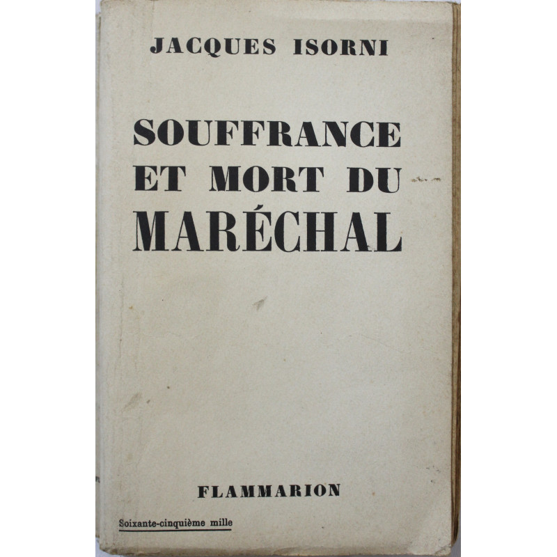 Livre Souffrance et mort du Maréchal Pétain