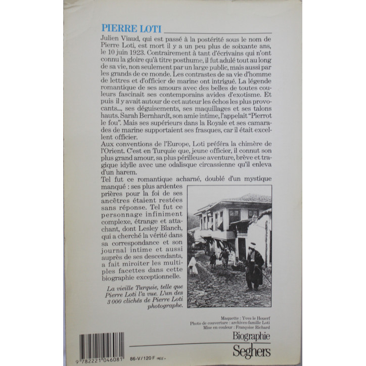 Livre Pierre Loti de Lesley Blanch