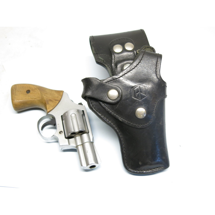 Etui cuir police pour revolver 2 pouces  ref 77
