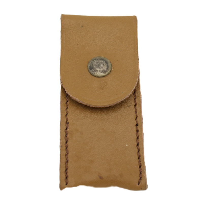 Pochette en cuir réglementaire de l'armée française