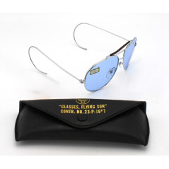 Lunettes de soleil style Ray-Ban USAAF repro verres teintés en Bleu