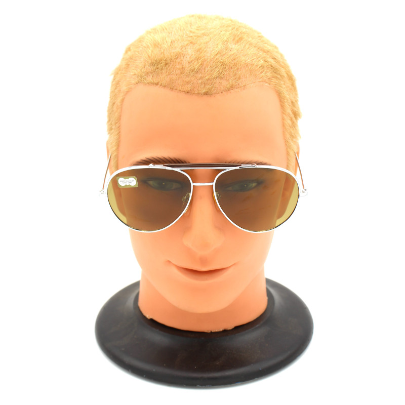 Lunettes de soleil style Ray-Ban USAAF repro verres teintés en Brun