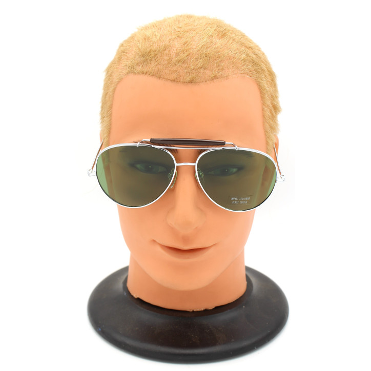 Lunettes de soleil style Ray-Ban USAAF repro verres teintés en vert